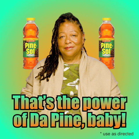 Point GIF by Pine-Sol