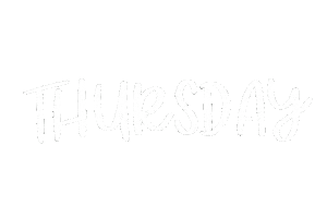 Days Of The Week Thursday Sticker