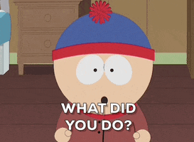 Confused What Did You Do GIF by South Park