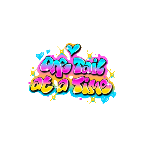 One Tail at a Time Sticker