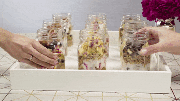 cheers parfait GIF by evite