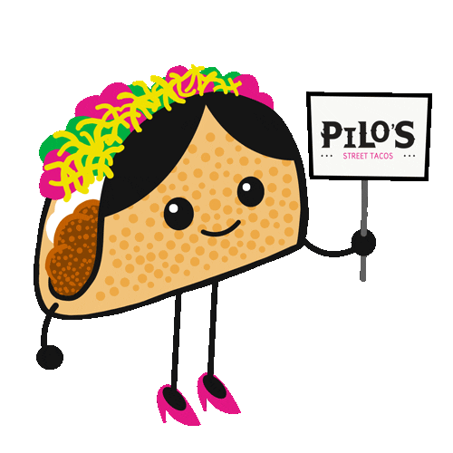 Mexican Taco Sticker by Pilo's Street Tacos