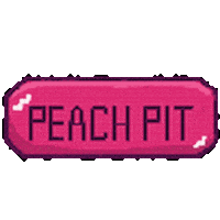 Level Up Peach Sticker