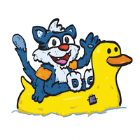 Rubber Duck Swimming GIF by Daemen College