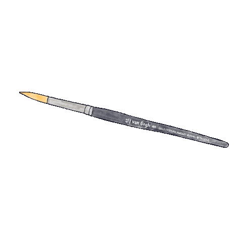Van Gogh Brush Sticker by vangoghdeutschland