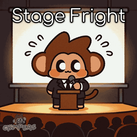 Nervous Why Me GIF by Chimpers