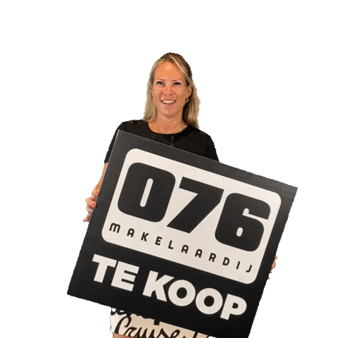 076 Makelaardij Sticker