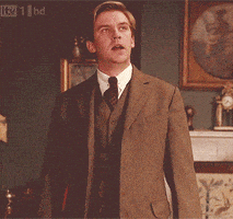downton abbey sigh GIF