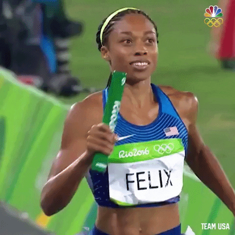 Allyson Felix Running GIF by Team USA