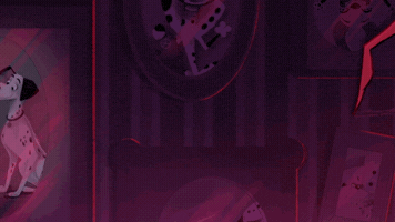 Shocked Cruella De Vil GIF