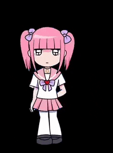 BisukoEzaki girl pink menhera メンヘラ GIF
