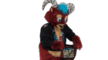 Hockey Mascot Sticker by New Mexico Goatheads