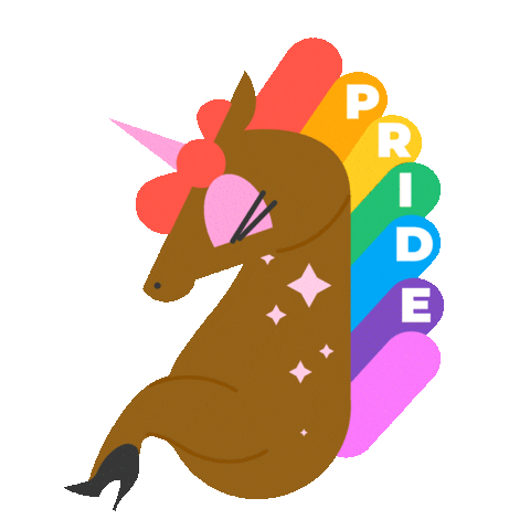 Rainbow Gay Sticker by Ana Armendariz