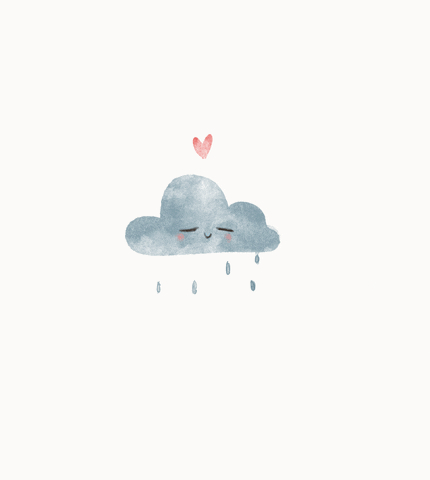 mariannaraskin rain cloud rain cloud cute cloud GIF