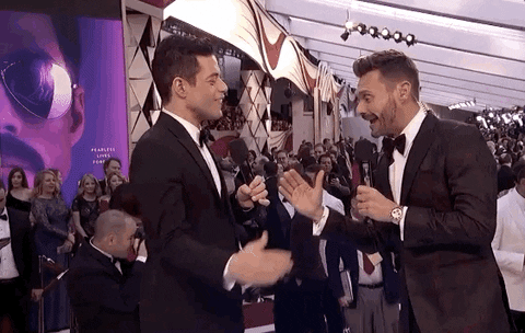 Rami Malek Oscars GIF by The Academy Awards