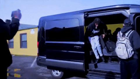 Sprinter Van Rapper Gif Pop Out Surprise Attack GIF by Big Havi - Find & Share on GIPHY