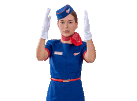 Stewardess Sticker by Rossiya Airlines