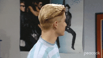 Saved By The Bell Shrug GIF by PeacockTV