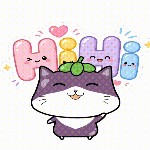 Cat Hello GIF by tazte