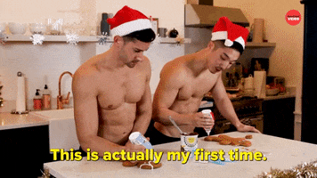 First Time Christmas GIF by BuzzFeed