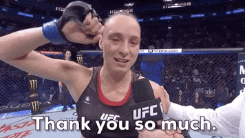 Thank You So Much Sport GIF by UFC