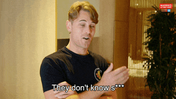 You Dont Know Reaction GIF by Married At First Sight