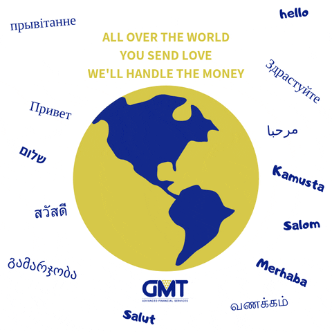 GMTONLINE languages send love gmt send money GIF