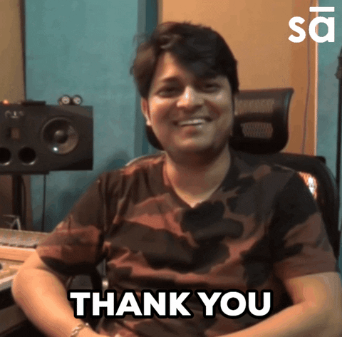 Thanks Thank You GIF by SudeepAudio