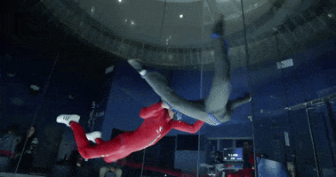 Flying Wind Tunnel GIF by iFLY
