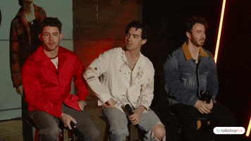 Waving Nick Jonas GIF by TalkShopLive