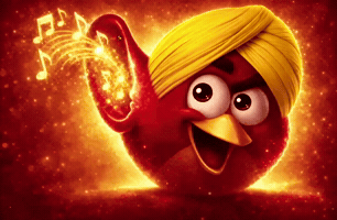 Listen Angry Bird GIF