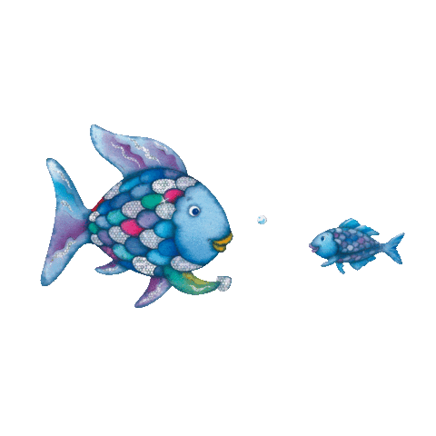 Illustration Fish Sticker by NordSüd Verlag