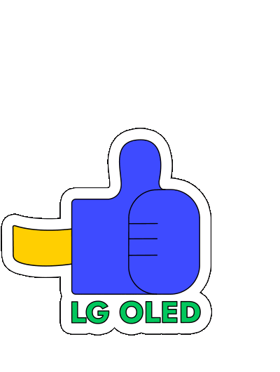 LG OLED TV Sticker