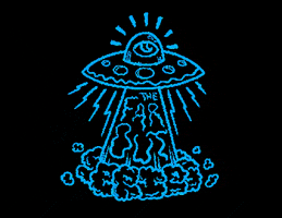 Spaceship Far Out Series GIF