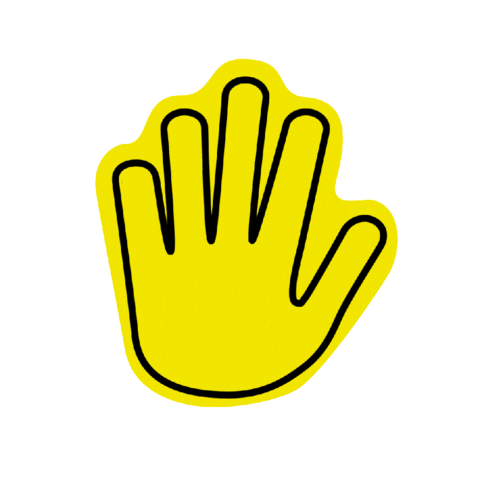Wave Hand Sticker by BVK Students Hannover