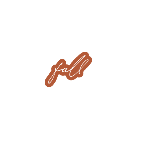 Fall Handwriting Sticker by Cindy Albanese Creative
