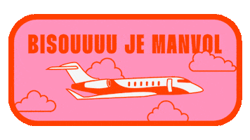 Pink Depart Sticker