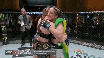 Valentina Shevchenko Hug GIF by UFC