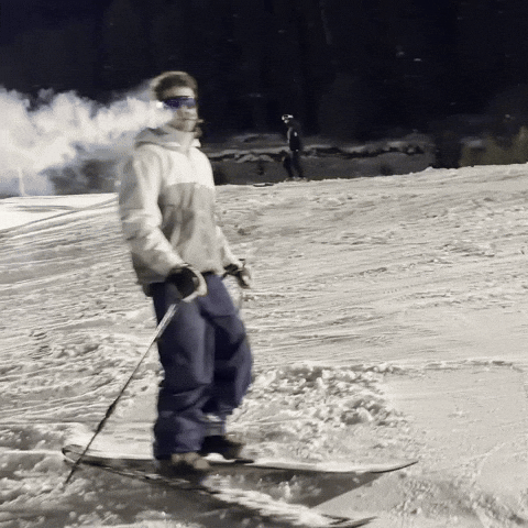Skiing GIF