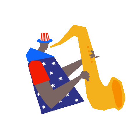 Independence Day Usa Sticker