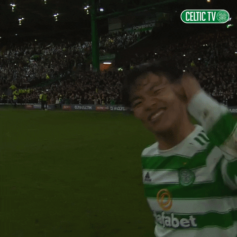 Celebration Japan GIF by Celtic Football Club
