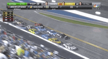 Four Wide Action GIF by NASCAR