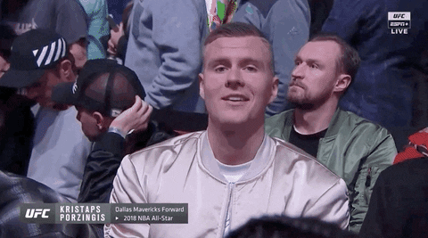 Happy Kristaps Porzingis GIF by ESPN - Find & Share on GIPHY