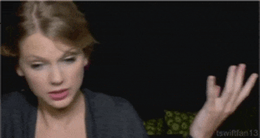 Taylor Swift Shocked animated GIF