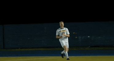 Soccer Celebrate GIF by Delaware Blue Hens