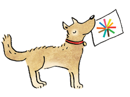 Happy Dog Sticker by Cope Disaster Champions