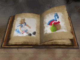 Read Alice In Wonderland GIF by TeaCosyFolk