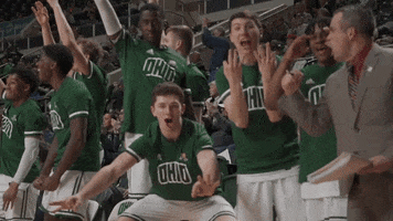 Ohio University Basketball GIF by Ohio Bobcats