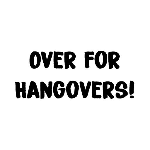 Over For Hangovers Sticker by wrecoverph