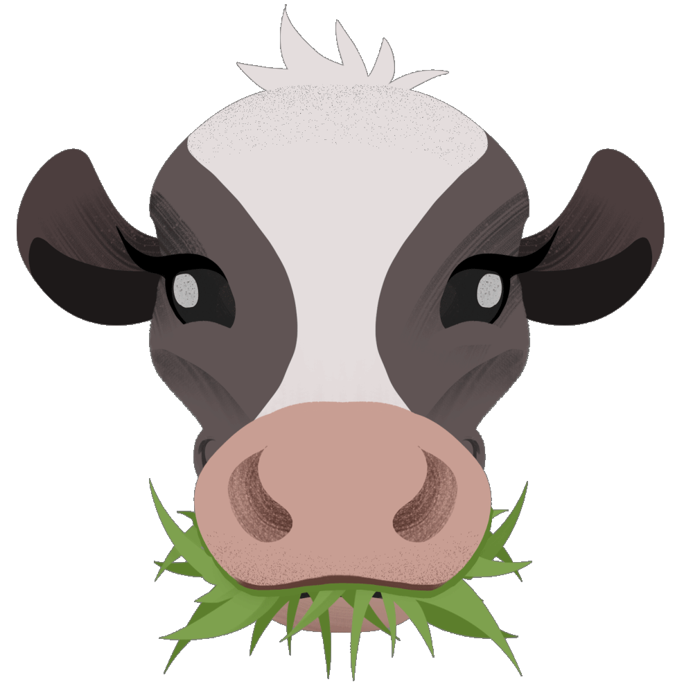 Cow Head Eating Sticker By Terra Nostra For Ios And Android Giphy